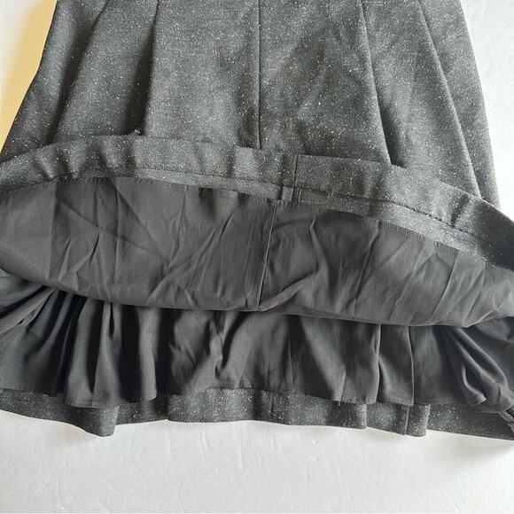 THEORY Dress Wool Blend Sleeveless Fit & Flare Speckled Gray 6 Quiet Luxury - Picture 6 of 12